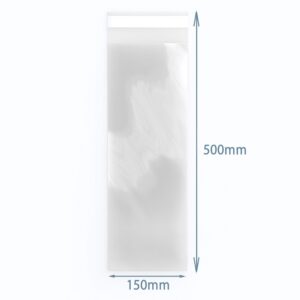 Pungi din Polipropilenă - 150x500mm cu Sistem de Sigilare Reutilizabil