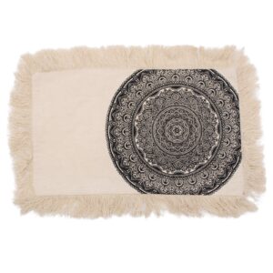 Pernă Mandala Tradițională - 30x50cm - Negru