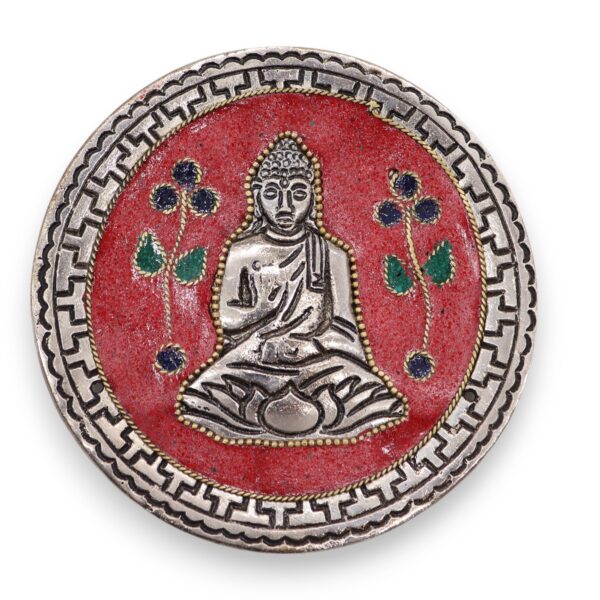 Suport pentru Tămâie Buddha Decor Roșu 10cm