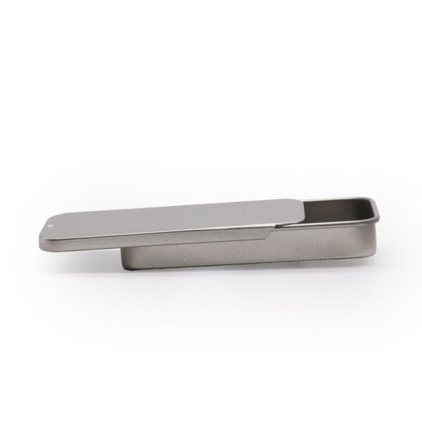 Cutie Mini din Tablă cu Capac Culisant – 10 g (6x3,3x1 cm)