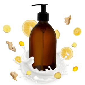 Loțiune de Corp Parfumată 300ml Ghimbir și Portocală - Fără Etichetă