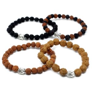 Brățări Asortate Rudraksha Buddah