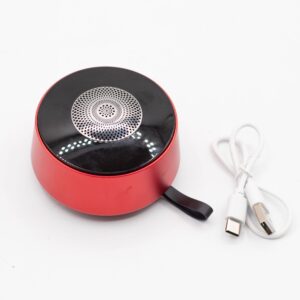 Mini Boxă cu Efect de Iluminare Mandala – Roșie