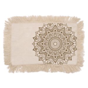 Pernă Lotus Mandala - 30x50cm - Bronz