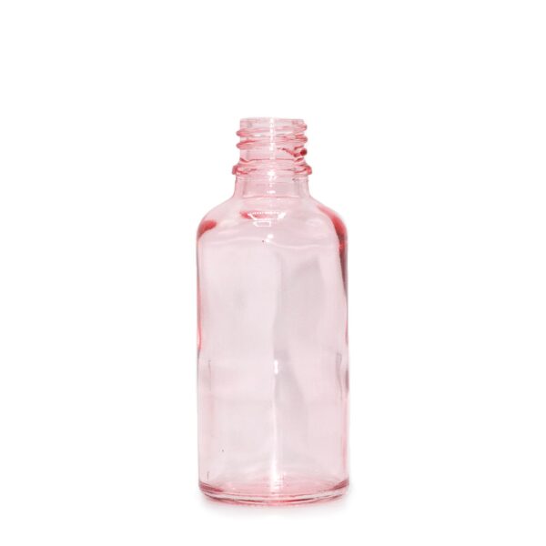 Sticlă roz cu pipetă 30 ml fără capac