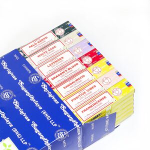 Cutie de Afișare Bețișoare Parfumate - Satya Diverse Arome 15gms