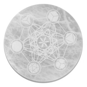 Platou din Selenit 18 cm - Geometrie Sacră
Pad mare de selenit 18cm - Geometrie sacră