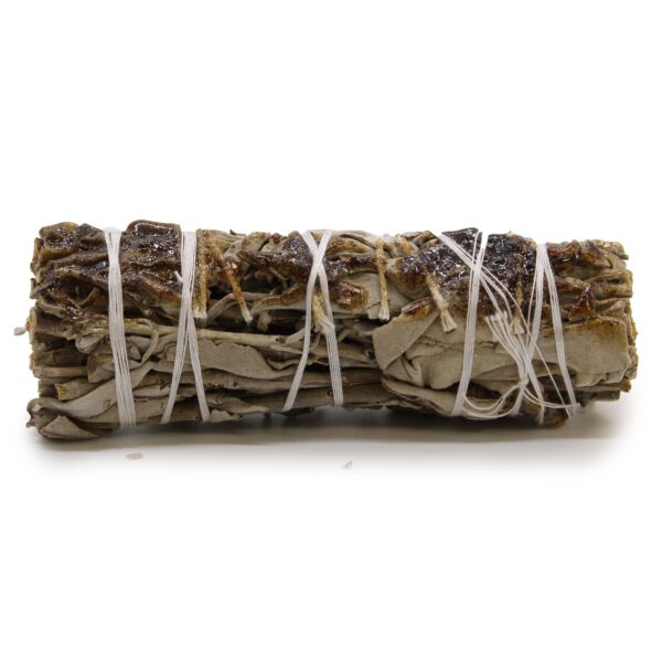 Mănunchi de Încălzire Ambalat - Salvie Albă și Rășină de Copal 10cm
