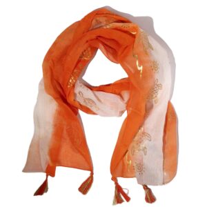 Nomad Sari – Eșarfă de Vară – 180x50cm – Țestoasă – Coral