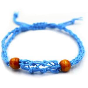 Șnururi pentru Brățări cu Pietre Prețioase 20-28cm/7.8-11inch - Albastru