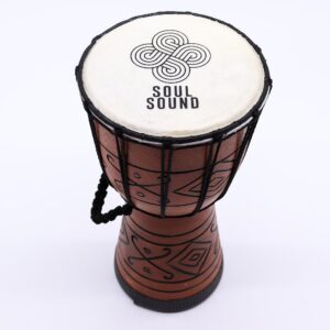 Tobă Djembe Pro Mică – Soul Sound (ton jos) – 30 cm (15 cm diametru)