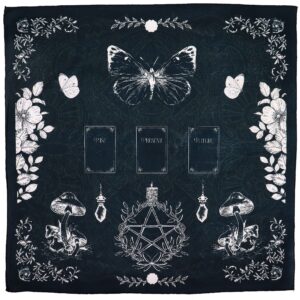 Set 2 buc Pânză pentru Citirea Tarotului – Ancient Witch (75x75 cm)