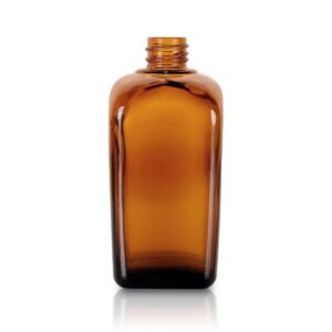 Sticlă de 50ml din Sticlă de Chihlimbar fără Capac