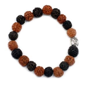 Brățară Rudraksha Buddha Bangle Mala - Mix