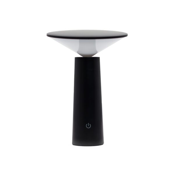 Lampă Tactilă – Ciupercă Neagră, Reglabilă, cu Proiecție de Model Luminos – USB-C, reîncărcabilă (2000 W)
