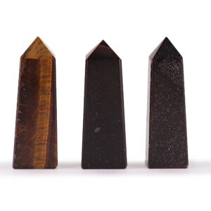 Obelisc din Piatră Prețioasă aprox. 5 cm – Ochi de Tigru