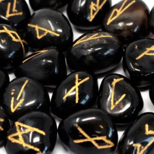 Pietre Rune - Onix Negru