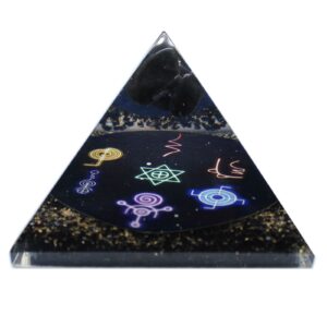 Piramidă de Orgonit - Reiki la Miezul Noptii - 90 mm