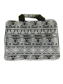 Geantă Căptușită pentru Laptop (Motiv Elefanți) 33x24x3 cm