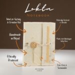 Jurnal Lokta Flori Asortate – Mini (12x8 cm), 40 file