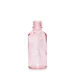 Sticlă roz 10 ml pentru seruri și cosmetice cu pipeta, fara capac