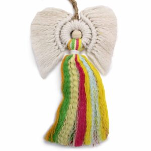 Înger Macrame - Curcubeu
