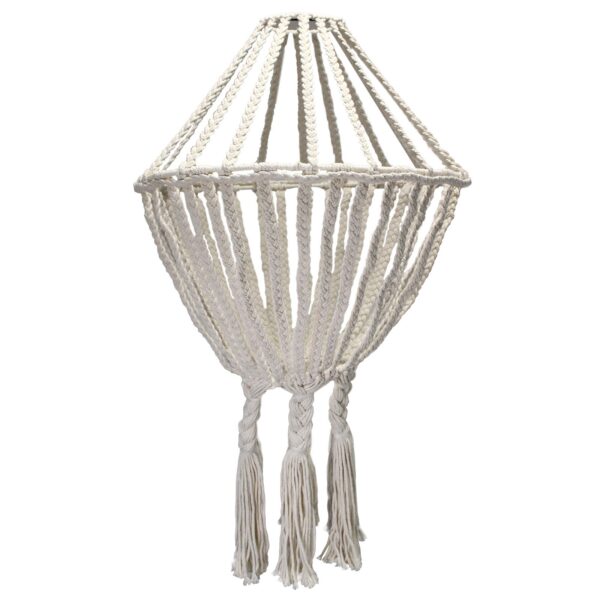 Abajur Mare din Macrame - Natural