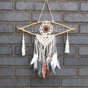 Dream Catcher (Prinzător de Vise) Protector - Ochi Mic Macrame - Diferite Culori