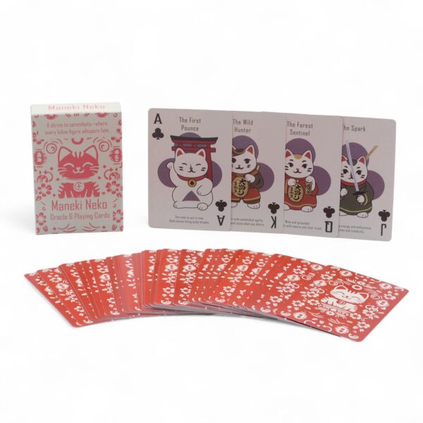 Fortune Cats – Cărți de Joc și Oracol „Maneki Neko”