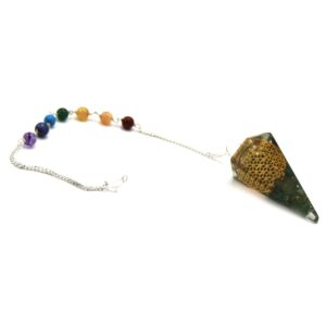 Pendul orgonit chakra - Floarea vieții