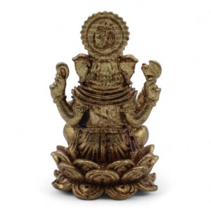 Figurine Miniature din Alamă – Ganesha (22 g) – 37 mm