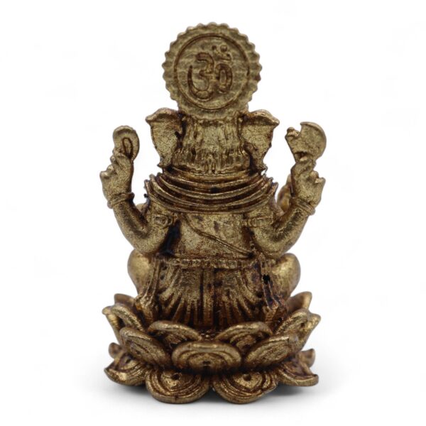 Figurine Miniature din Alamă – Ganesha (22 g) – 37 mm