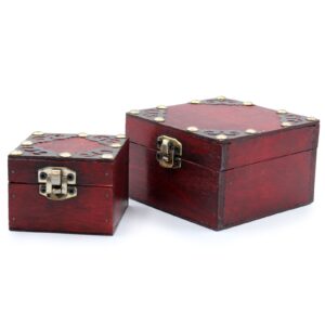 Set De 2 Cutii Pătrate Gotice