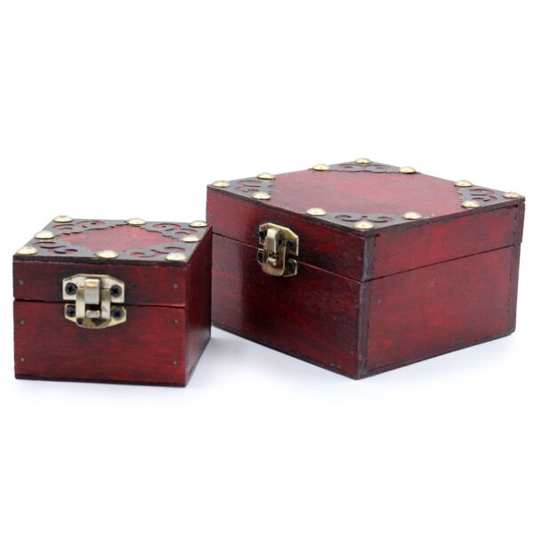 Set De 2 Cutii Pătrate Gotice