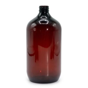 Sticlă de Plastic de 1000ml Chihlimbar - Fără Capac