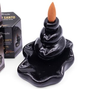 Pachet de 10 Bucăți de Tămâie Masala Fum Curgător - Palo Santo