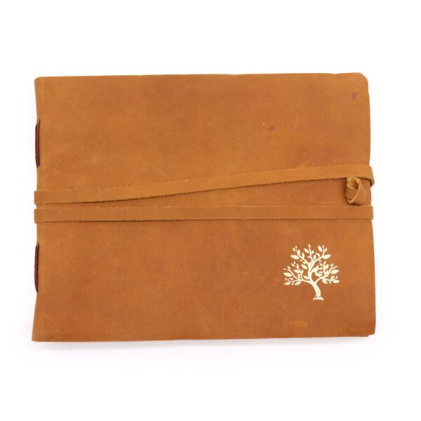 bG9jYWw6Ly9tZWRpYS8xUi9KRS82MFIzMEMxRzZSVzNKRTFSL2U4YzdkY2FhLmpwZWc Agendă de Schițe din Piele Arborele Auriu - 144 pagini - 18x23cm
