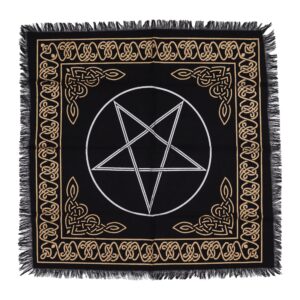 Pânză de Altar cu Franjuri Esoterică - Pentagon