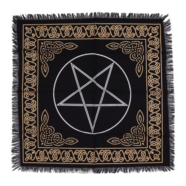Pânză de Altar cu Franjuri Esoterică - Pentagon