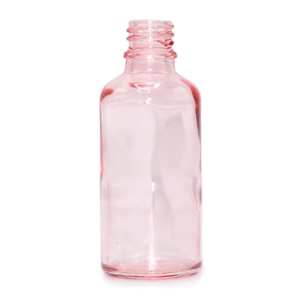 Sticlă roz cu pipetă 100 ml pentru cosmetice