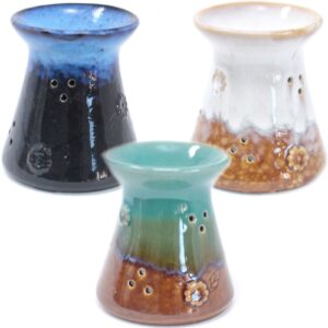 6 Lampă pentru aromaterapie, model flori, diverse culori