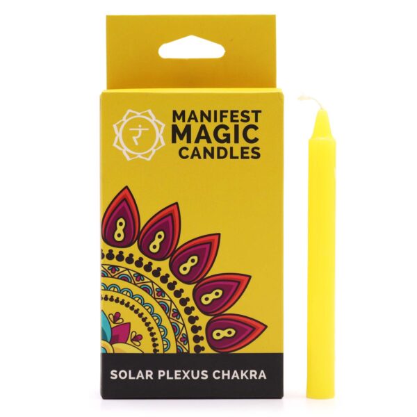 bG9jYWw6Ly9tZWRpYS8xUy9BRC82MFIzMEMxRzZSV0tBRDFTL2ZmYWI3ZTMzLmpwZWc Lumânări Magice Ezoterice (pachet de 12) - Galben- Chakra Plexului Solar