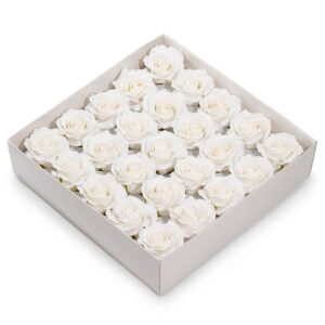 Flori de Săpun – (5 straturi) Trandafir Romantic – Alb
