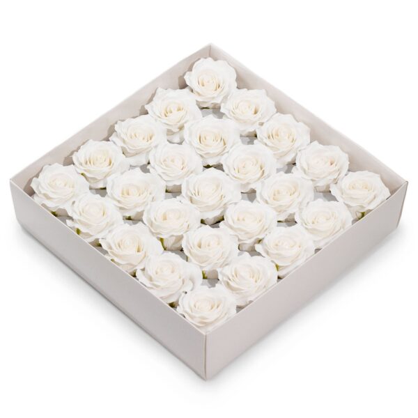 Flori de Săpun – (5 straturi) Trandafir Romantic – Alb