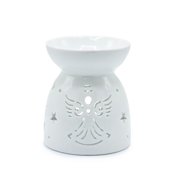 Lampă de aromaterapie motiv înger alb