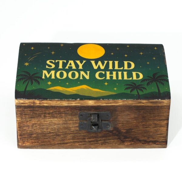 Cutie Medie Emailată – Stay Wild Moon Child