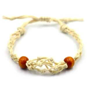 Șnururi pentru Brățări cu Pietre Prețioase 20-28cm/7.8-11inch - Natural