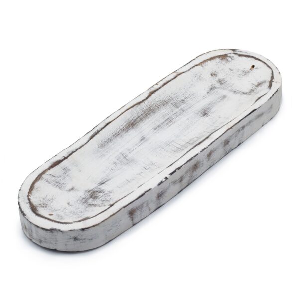 Suport Mare pentru tămâie 30x10 cm - Alb Clasic