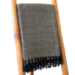 Pătură Boho Confort - 125x150cm - Cărbune