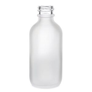 Sticlă Mată Albă, 100ml - Fără Capac